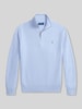 Polo Ralph Lauren Troyer o kroju regular fit z czystej bawełny Jasnoniebieski