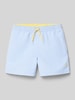 Polo Ralph Lauren Kids Badeshorts mit Label-Stitching Modell 'TRAVLR' Blau