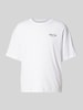Jack & Jones T-Shirt mit Label-Print Modell 'MARINA' Weiss