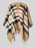 Fraas Schal mit Fransen Modell 'Poncho' Beige Melange