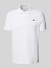 Lacoste Poloshirt met labeldetail Offwhite