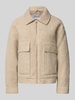 Jake*s Casual Jacke mit Umlegekragen Beige Melange