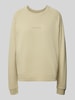 Marc O'Polo Denim Oversized Sweatshirt mit Label-Print Schilf