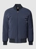 Colmar Originals Bomberjack met labelpatch Marineblauw