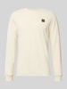 PME Legend Shirt met lange mouwen en labeldetail Offwhite