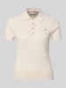 Tommy Hilfiger Slim Fit Poloshirt aus reiner Baumwolle Weiss