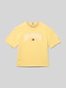 Tommy Hilfiger Teens T-Shirt mit Label-Print Gelb