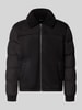 Antony Morato Steppjacke mit Kragen aus Teddyfell Black