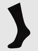 Falke Socken mit elastischen Rippenbündchen Modell 'Family SO' Black