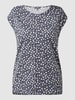 Montego T-Shirt aus Baumwoll-Modal-Mix Dunkelgrau