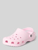 Crocs Clogs met labeldetail Lichtroze