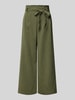 Only Regular Fit Hose mit Paperbag-Taille Modell 'MARSA' Khaki