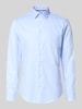 Jake*s Slim Fit Business-Hemd mit Kentkragen Bleu