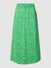 Object Rok met all-over motief, model 'Ema' Groen