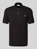 Lacoste Regular fit poloshirt met labeldetail Zwart