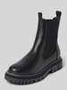 Tamaris chelsea boots van echt rundleer Zwart