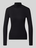 s.Oliver RED LABEL Regular Fit Langarmshirt aus reiner Baumwolle Black