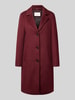 s.Oliver RED LABEL Regular fit lange jas met wol Bordeaux
