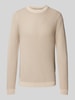 Jack & Jones Gebreide pullover met ronde hals Beige