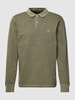 Marc O'Polo Longsleeve mit Polokragen Oliv