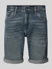 Tom Tailor Regular fit bermuda van katoenmix, model 'JOSH' Blauw