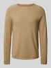 Jack & Jones Strickpullover mit Rundhalsausschnitt Beige Melange