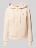 Guess Activewear Sweatjacke mit Label-Applikation Modell 'OLYMPE' Beige