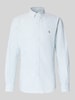 Polo Ralph Lauren Slim Fit Freizeithemd mit Button-Down-Kragen Hellgrau