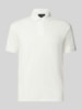 Emporio Armani Slim Fit Poloshirt mit Logo-Stitching Offwhite