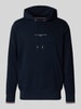 Tommy Hilfiger Regular fit hoodie van katoenmix Marineblauw