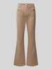 Brax Flared cut jeans met lyocellmix, model 'STYLE.SHAKIRA' Taupe