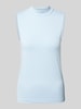 Christian Berg Woman Top mit Turtleneck Bleu