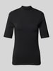 Calvin Klein Womenswear T-shirt z detalem z logo Czarny