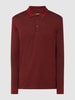 bugatti Poloshirt aus Piqué Bordeaux Rot