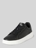 Calvin Klein Jeans Ledersneaker mit Label-Print Modell 'CHUNKY CUPSOLE CLEANLOW' Black