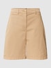 Tommy Hilfiger Chino-Shorts mit Label-Stitching Beige