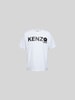 Kenzo T-Shirt mit Label-Print Weiss