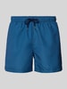 MCNEAL Badehose mit Allover-Muster Blau