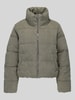 ONLY Steppjacke mit hohem Stehkragen Oliv