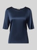 MM by Max Mara Regular fit blouseshirt van zijdemix model 'LASTI' Donkerblauw