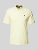 Jack & Jones Premium Regular Fit Poloshirt mit Logo-Stitching Modell 'BLUWIN' Hellgelb