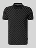 JOOP! Collection Regular fit poloshirt met labelstitching, model 'Paigam' Zwart