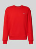Calvin Klein Jeans Sweatshirt aus reiner Baumwolle Rot