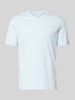 s.Oliver RED LABEL Regular Fit T-Shirt aus reiner Baumwolle Hellblau