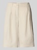 Christian Berg Woman Bermudas mit französischen Eingrifftaschen Beige