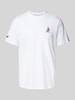 Helly Hansen T-Shirt mit Label-Print Weiss