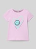s.Oliver RED LABEL Loose Fit T-Shirt mit Smiley®-Print Lavender