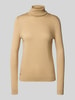 Lauren Ralph Lauren Regular fit coltrui met zijde, model 'ZOE' Camel