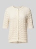 Selected Femme Cardigan mit 1/2-Arm Modell 'SOFIA' Offwhite