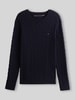 Tommy Hilfiger regular fit pullover van puur katoen Marineblauw